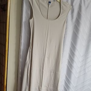 Old Navy Cream Maxi Dress Size Medium